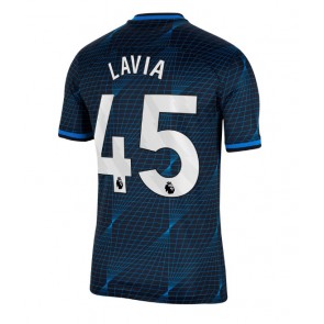 Chelsea Romeo Lavia #45 Bortatröja 2023-24 Kortärmad